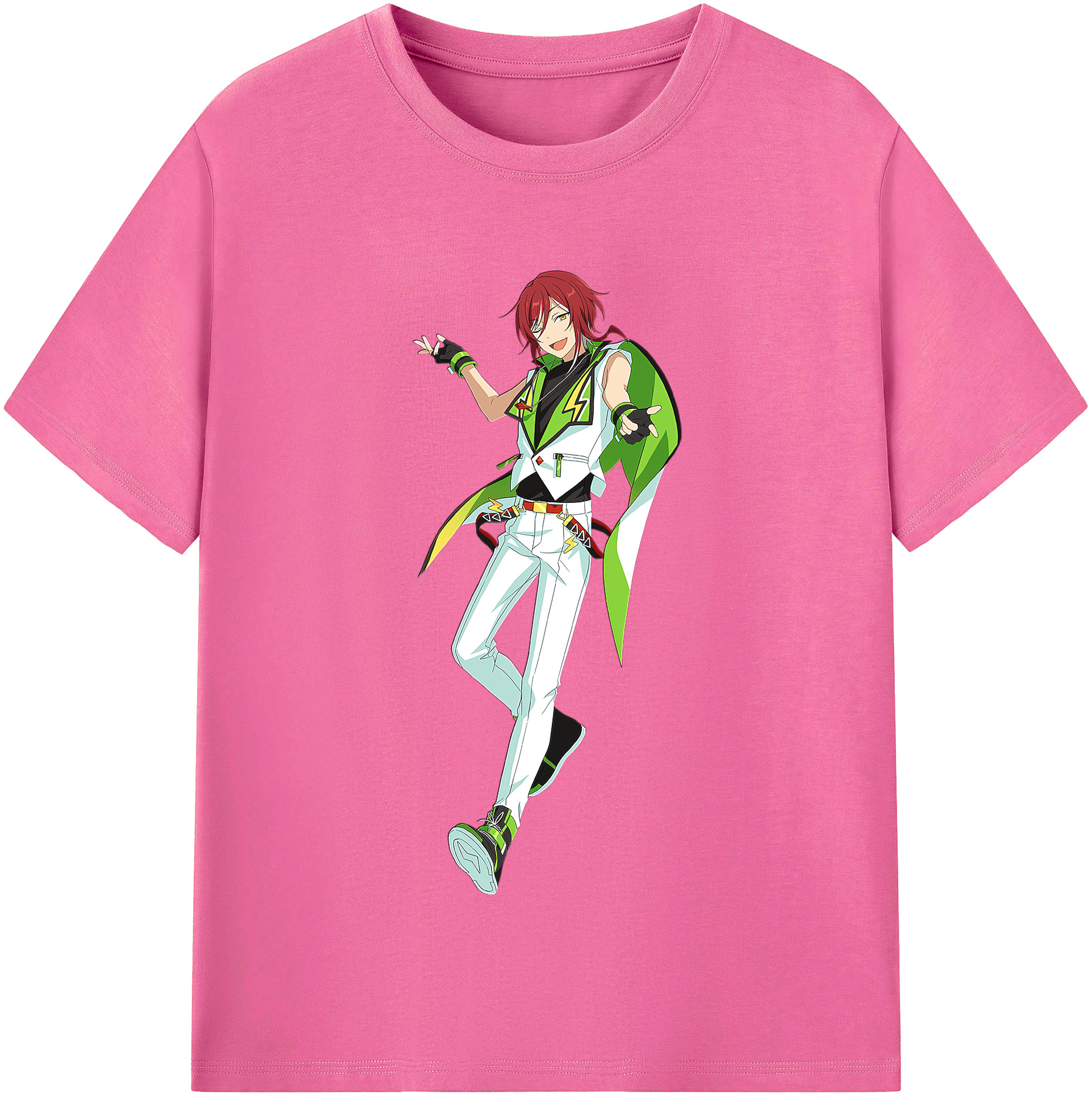 （画像用） あんさんぶるスターズ! Ensemble Stars レディースカジュアルプリントTシャツ（綿100％）